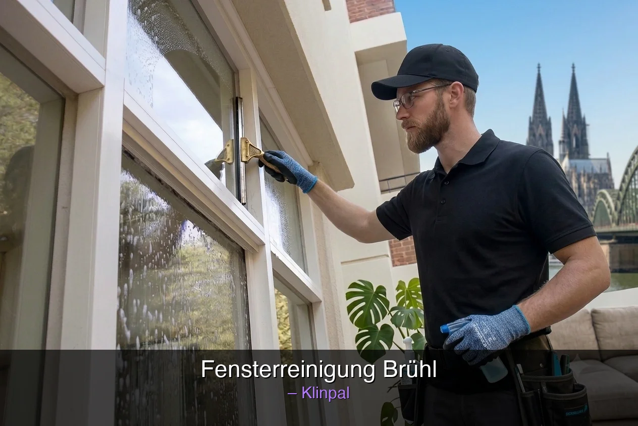 Fensterreinigung Brühl – Klinpal Fensterputzer vor Ort in Rhein-Erft-Kreis